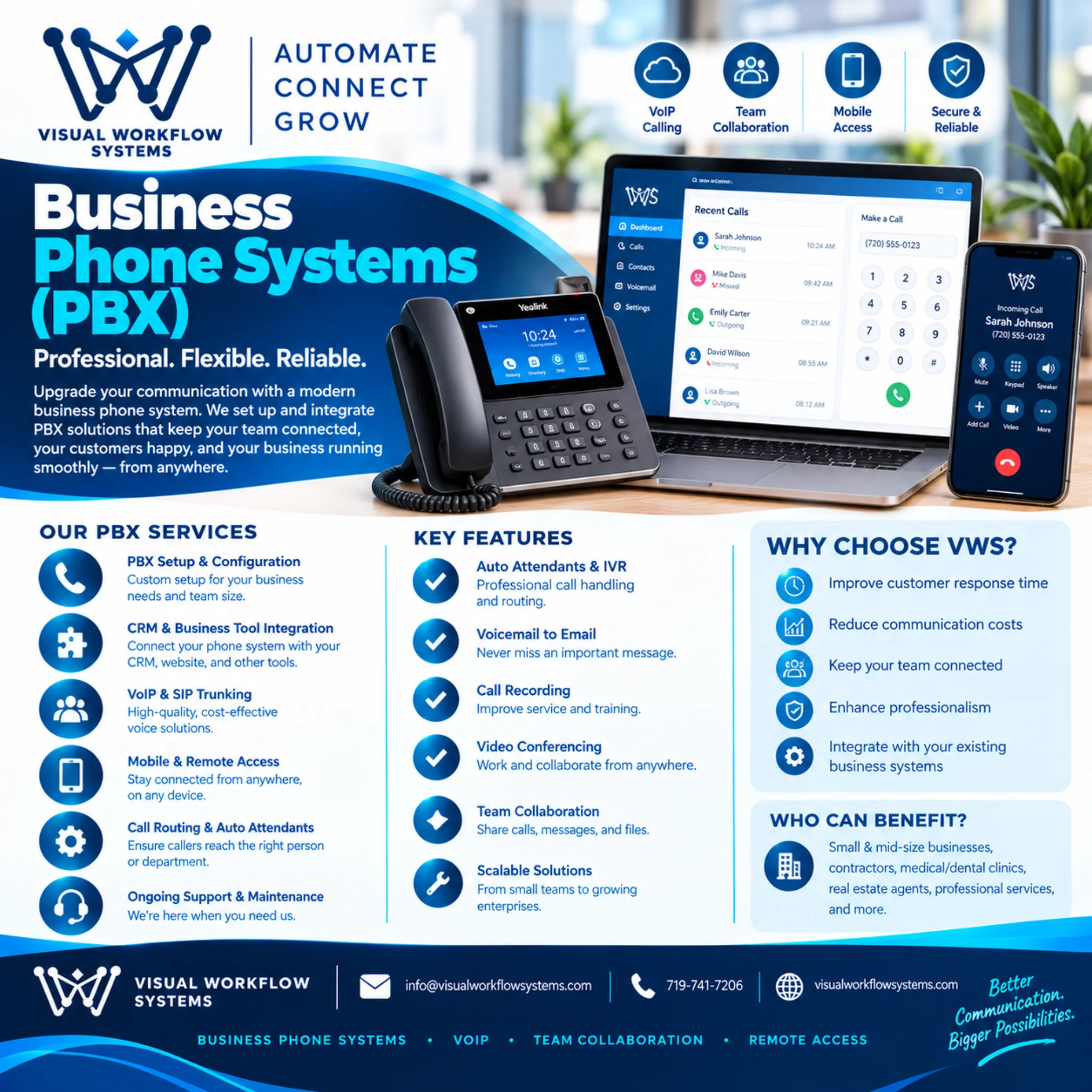 business phone systems pbx — Visual Workflow Systems